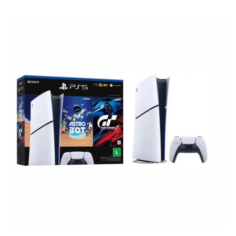 Consola PS5 PlayStation 5 Digital Sony Slim + AstroBot, GT7