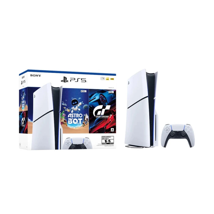Consola PS5 PlayStation 5 Standard Slim Sony + Astro Bot y Gran Turismo 7