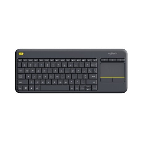 Teclado inalámbrico Logitech K400 Plus TV con touchpad negro
